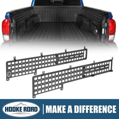 Hooke Road Pair Bed Side MOLLE Panels Steel Fit Toyota Tacoma 2005-2023 5ft Bed
