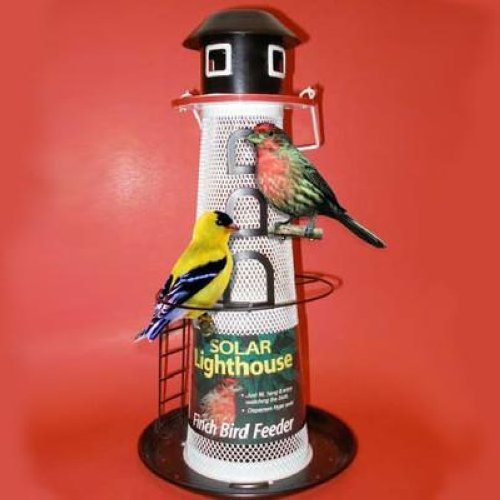No No Solar Lighthouse Bird Feeder Finch Feeder Nonolh00355 For