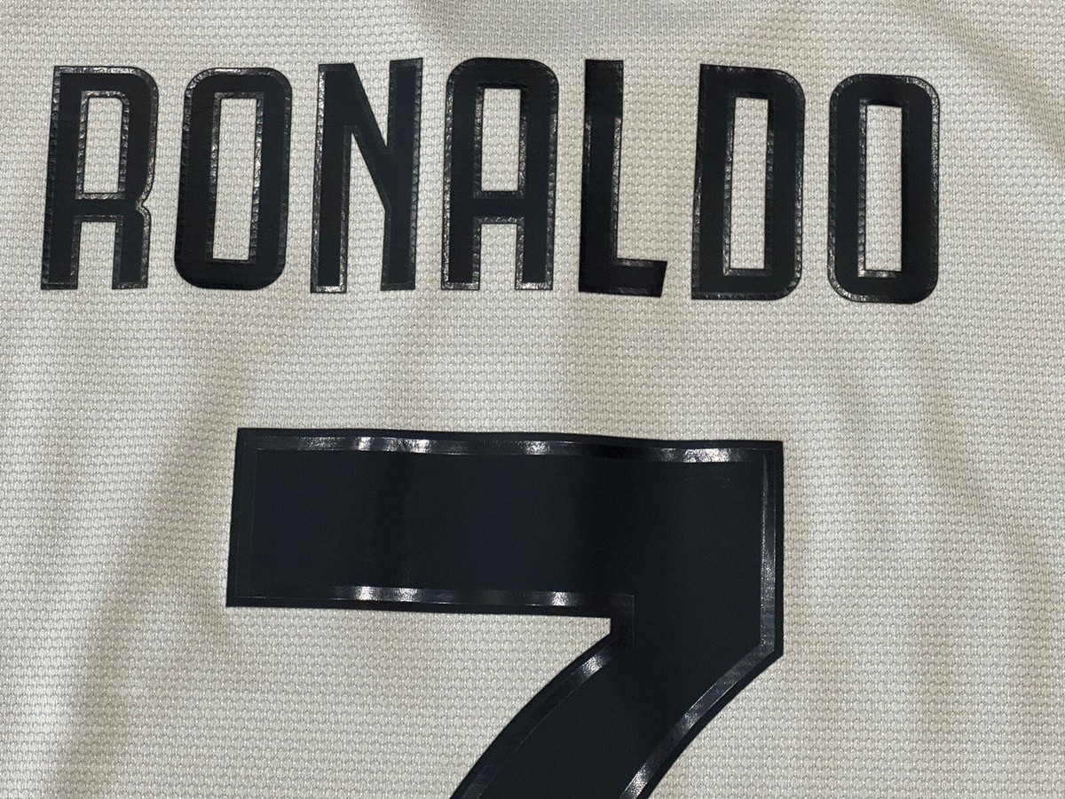 2018/19 Juventus Away Jersey #7 Ronaldo Small Adidas Cygames CR7
