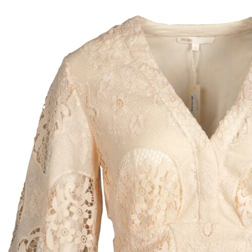 Maje Women's Blouse Size 1 Lace MFPTO00355 - Picture 5 of 11
