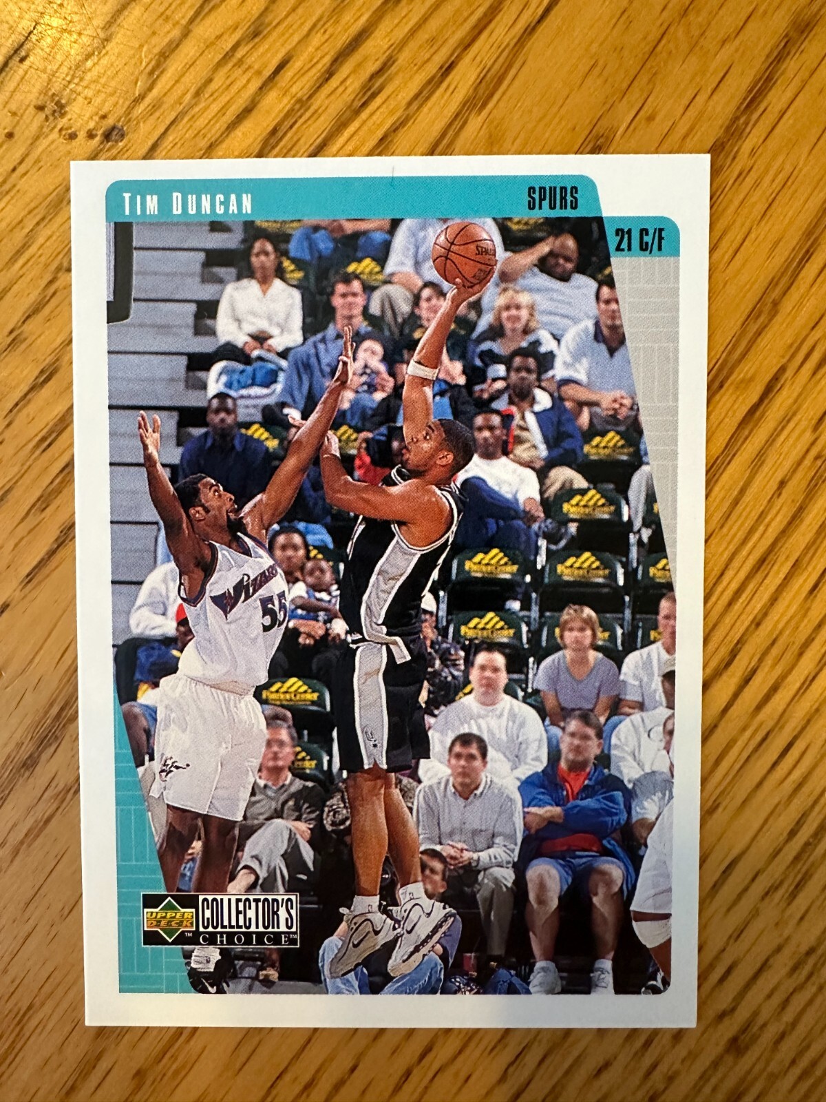 1997-98 Collector's Choice Tim Duncan Rookie Card #323 San Antonio Spurs HOF