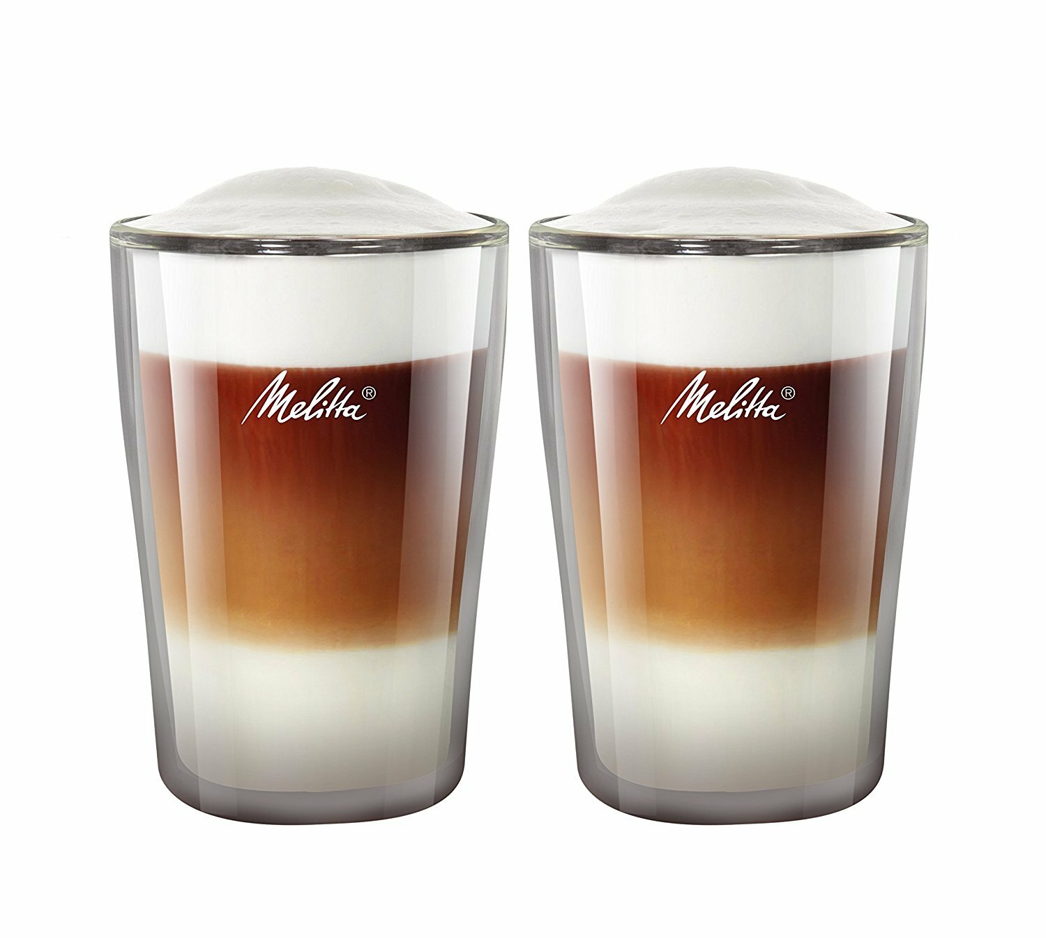 Lot de 2 Verres à Latte Macchiato Melitta 300 ml - Achat & prix