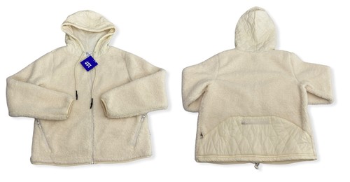 Chaqueta Sherpa Full Zip para mujer con capucha - JoyLab - Varios colores/tallas - CB10 - Imagen 11 de 12