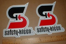 Safety Kleen Pair vinyl Automotive NASCAR racing sticker decals 5.5" inch