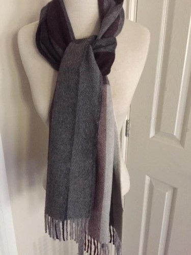Unisex Peruvian Store 100% Baby Alpaca Woven Scarf, size 71" x 12.50" - Picture 4 of 5