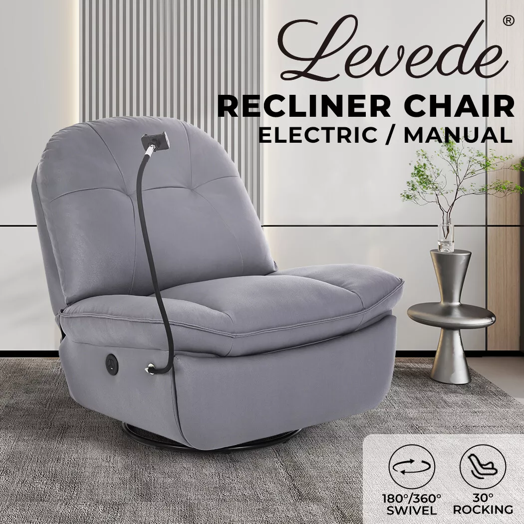 Luxury swivel on sale recliner chair