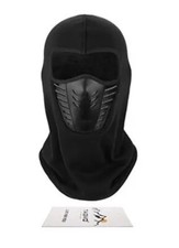 Tagvo TGB510BK Warm Balaclava with Breathable Mesh Silicone Full Face Mask -...