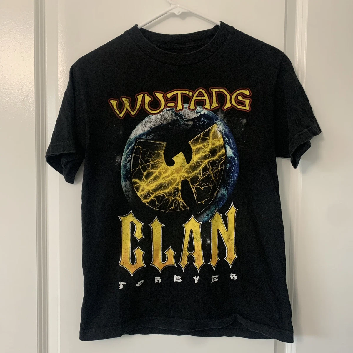 Wu Tang Clan Bat Globe Forever Shaolin Hip Hop Rap Music Band T Shirt WTC84215