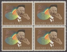 Scott # 1486 - US  Block Of 4 - Henry Tanner  - MNH -1973 Free 🚢 Stock Photo