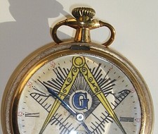 Mason Gold Pocket Watch USA N6630178 Antique Gold Pocket Watch 19th-20th Century