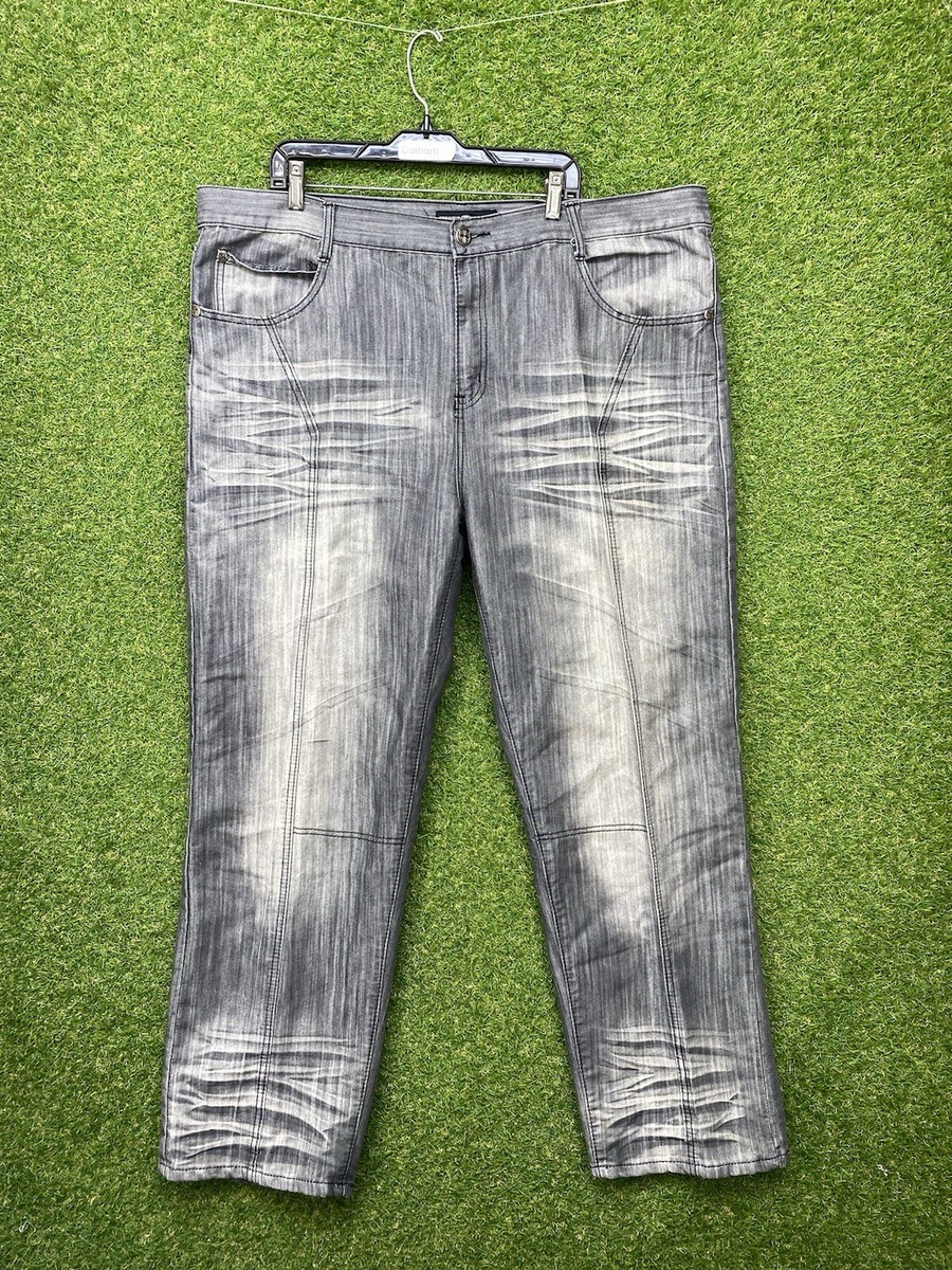パンツ ITCB JEANS MOTO MISSION Old Baggy Jeans Baggy Moto Denim - Vintage Blue | mnml | shop now