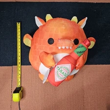 Stains* Zuru Snackle FELIX Dragon 14” JUMBO Plush w/ TABASCO Snackles R0