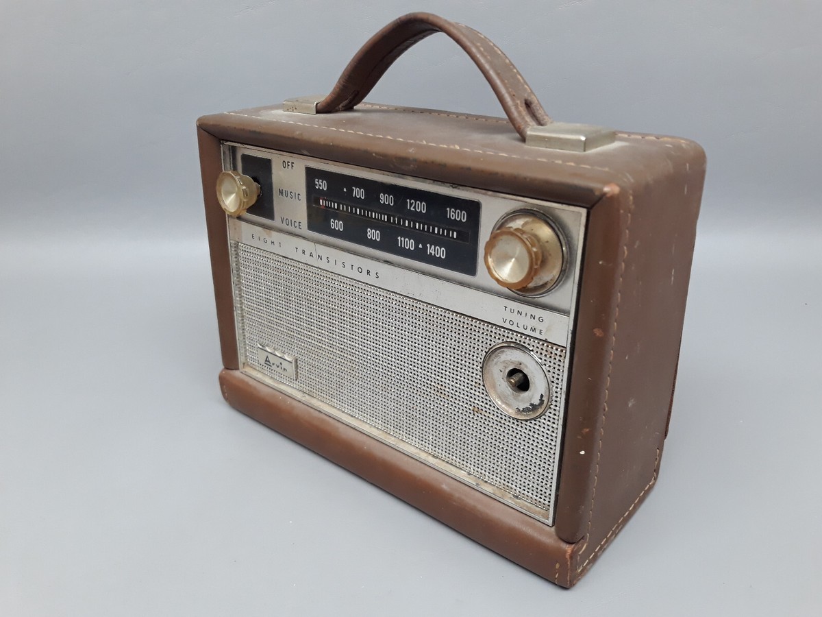 Vintage Arvin Transistor Radio Model 61R58 Chestnut Untested | eBay