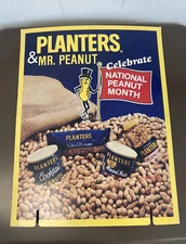 Planters Peanuts Heavy Cardboard Display Sign