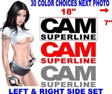 CAM SUPERLINE SUPER LINE TRAILER DECALS 30 color choices
