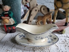 1 saucière Service perruche Creil Et Montereau Terre De Fer 19ème