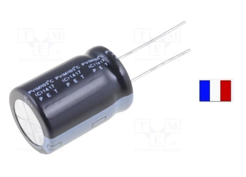 Lot De 10 - Condo Condensateur Axial 400v 1nF CPM7B THOMSON