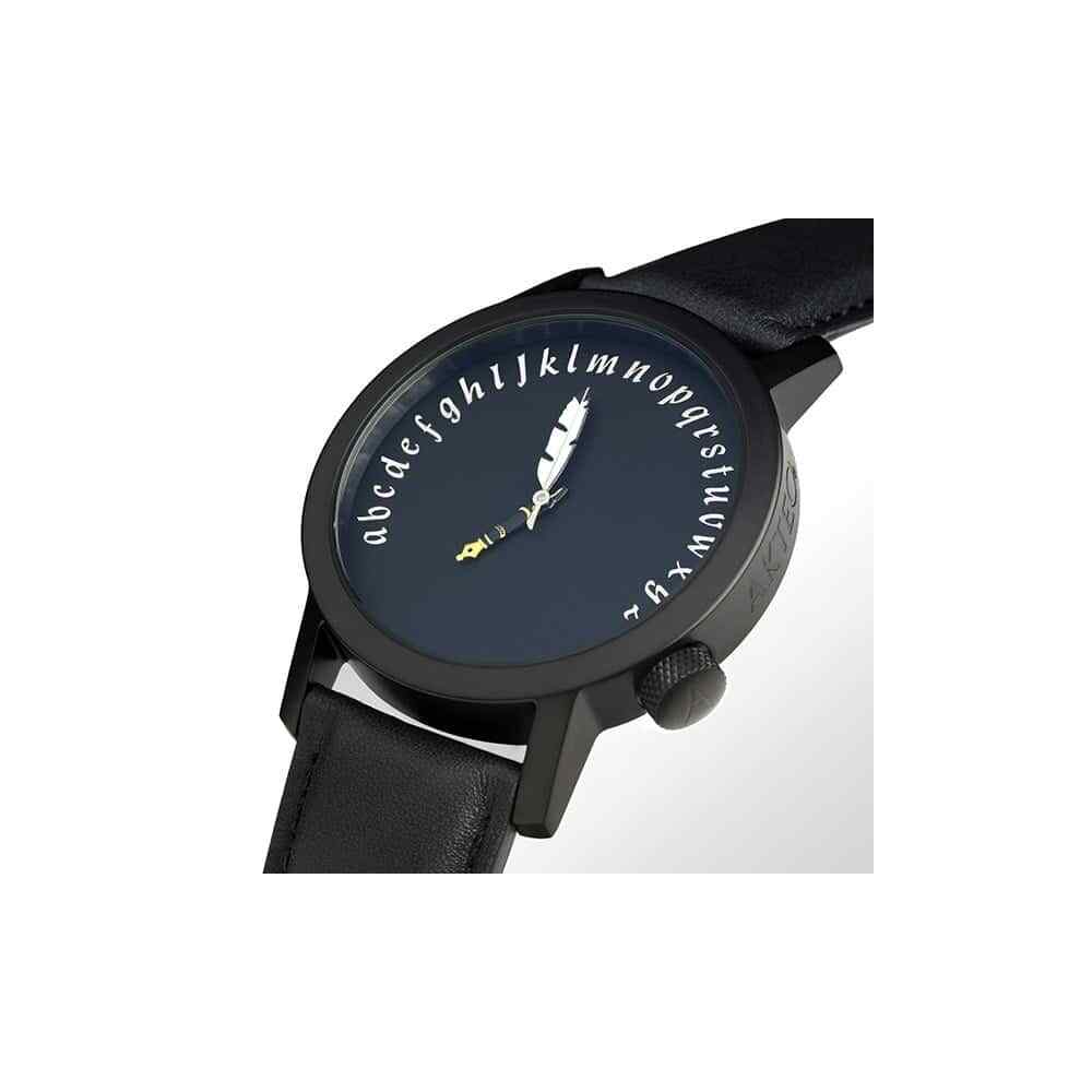 Montre Akteo Écrivain Black 42mm finie la banalité avec cette montre originale