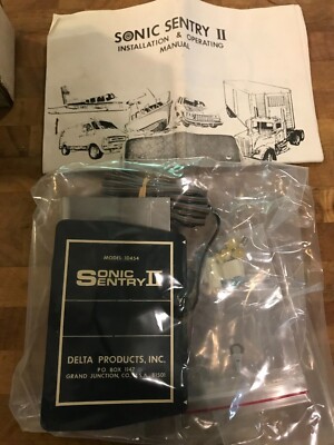 VINTAGE 1970S SONIC SENTRY ALARM MODEL 10454 for car or boat