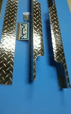 EZGO TXT Golf Cart Part Diamond Plate Rocke Pair & Kick Panel 1994-12 Made USA