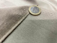 tissu Velours de polyester beige taupe