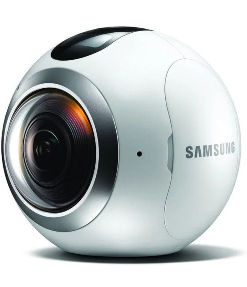 Samsung Gear 360 градусов Cam сферическая камера SM-C200 новый для Galaxy S6, S7, и т. д. - Изображение 2 из 4