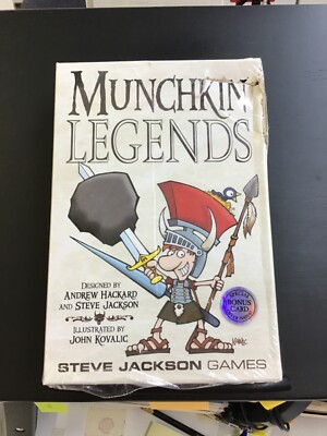 Munchkin Legends Steve Jackson Games 1490 Sealed 1st Edition **Damaged Box**