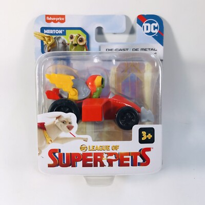 DC Comics League of Super Pets Die Cast Merton Turtle Hero Race Car