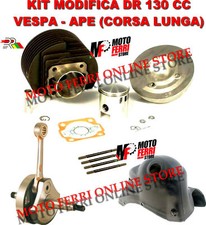 KIT MODIFICA VESPA PK 50 XL CILINDRO 130 DR + ALBERO MOTORE CONO 20 CUFFIA PERNI