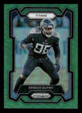 2023 Panini Prizm #283 Denico Autry Green Tennessee Titans