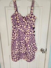 Marc By Marc Jacobs Purple Pink Silk Blend Dress size 6