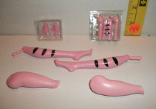 MATTEL MONSTER HIGH DOLLS CREATE A MONSTER PINK CAT ARMS LEGS HANDS LOT A18
