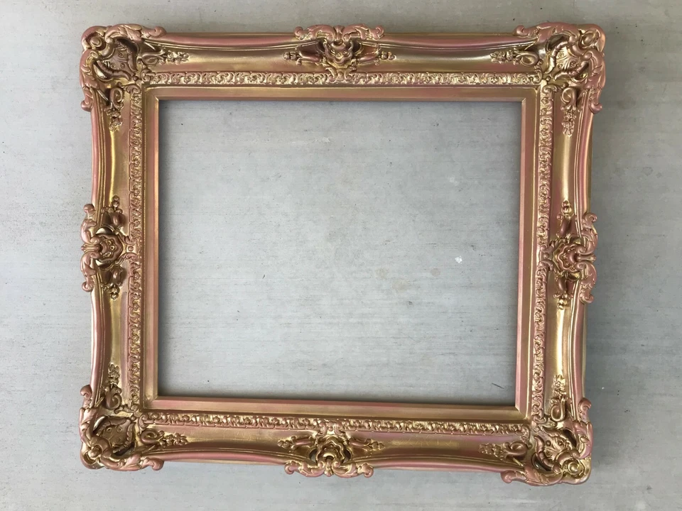 Marco de fotos oro rosa cuadros arte lienzo fotografía póster herramienta 16x20, 20x24 Foto 4 de 4