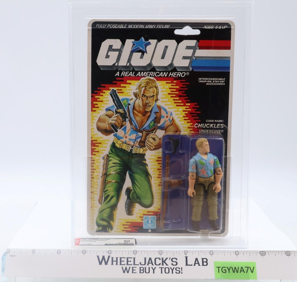Chuckles AFA GRADED 80 80/80/80 GI Joe 34-Back 1987 Hasbro NEW SEALED