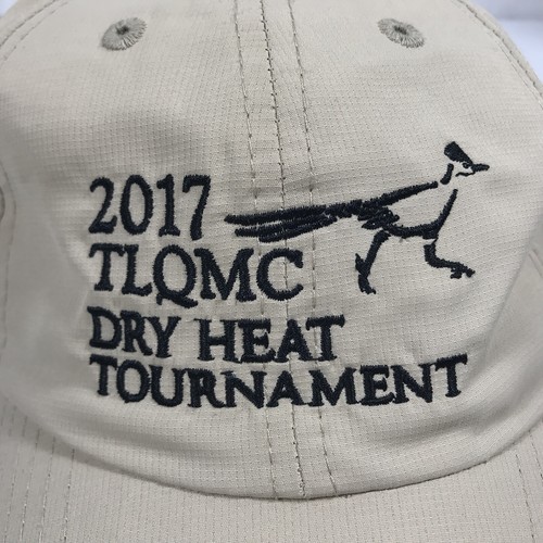Mens TLQMC Dry Heat Golf Tournament Hat Roadrunner Emblem Cap Adjustable NEW - Picture 2 of 9