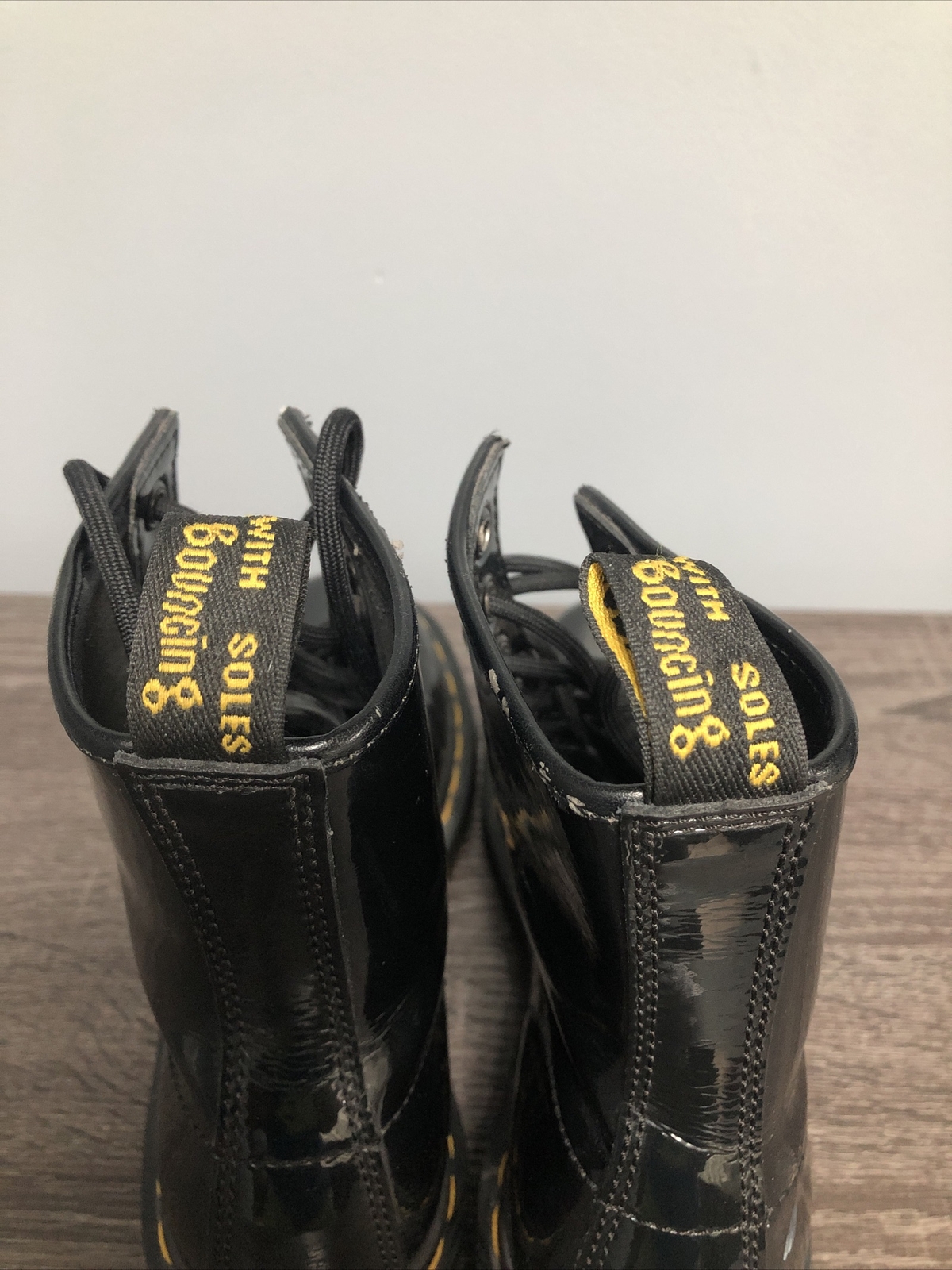 Dr. Martens Doc Martens 1460W Black Boots Women’s Size 5 Glossy High thumbnail 5