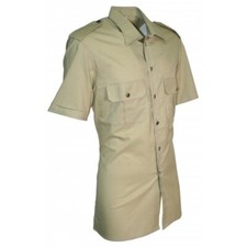 CAMICIA ESERCITO ITALIANO KAKI ESTIVA MANICA CORTE TAGLIA L Numero 16 ORIGINALE