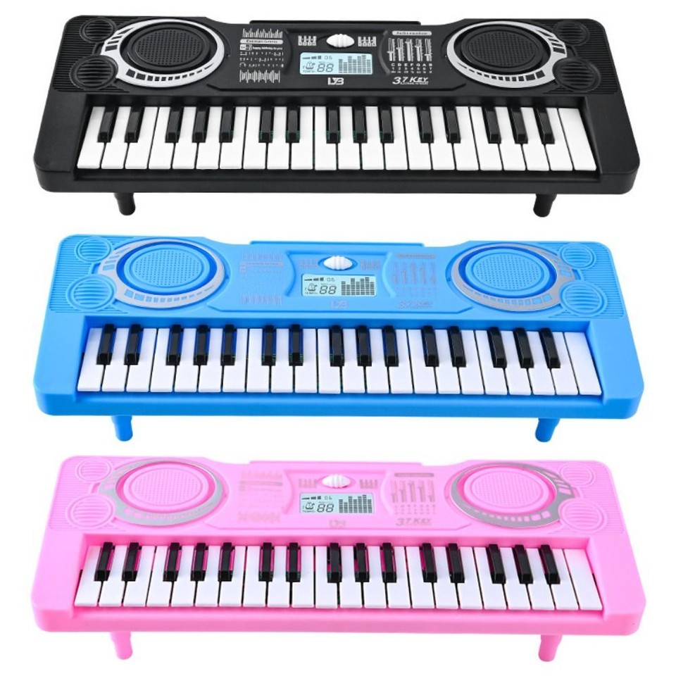 37 Keys Pink Kids Electronic Piano Toy Piano Keyboard Toy Gift eBay