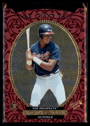 1995 SP Top Prospects Andruw Jones Macon Braves #1