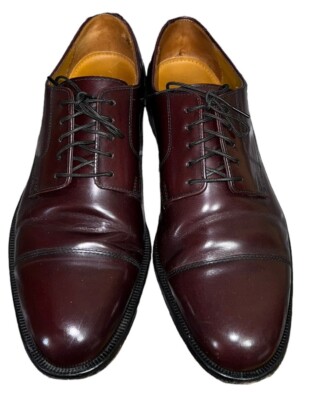 Cole Haan City Men’s Burgundy Leather Oxfords Size 10M COLE HAAN CITY LOAFERS SHOES MENS BURGUNDY LEATHER UPPER  main image 2