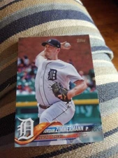 JORDAN ZIMMERMANN 2018 TOPPS #279 FREE SHIPPING