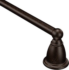 Moen YB2224ORB Brantford Collection 24" Single Towel Bar in Oil Rubbed Bronze