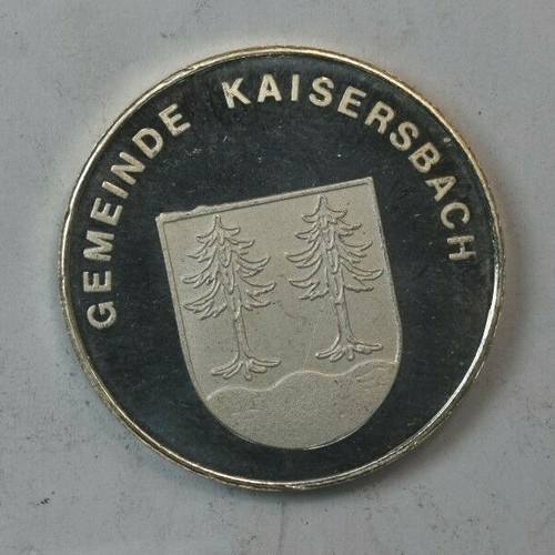 municipality of kaisersbach .999 silver medal 24mm .26 ozt - Picture 2 of 2