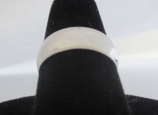 SIZE 13 14KT WHITE GOLD EP PATTERNED EDGE 6MM WEDDING RING