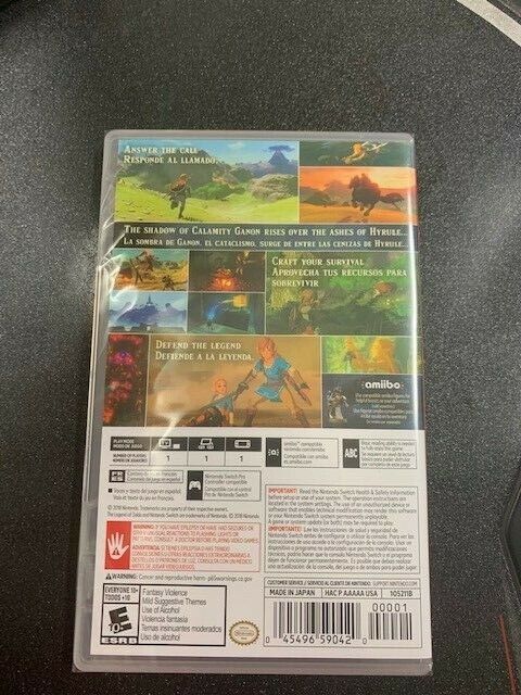 The Legend Of Zelda Breath Of The Wild Wii U New Sealed for Sale in  Turlock, CA - OfferUp