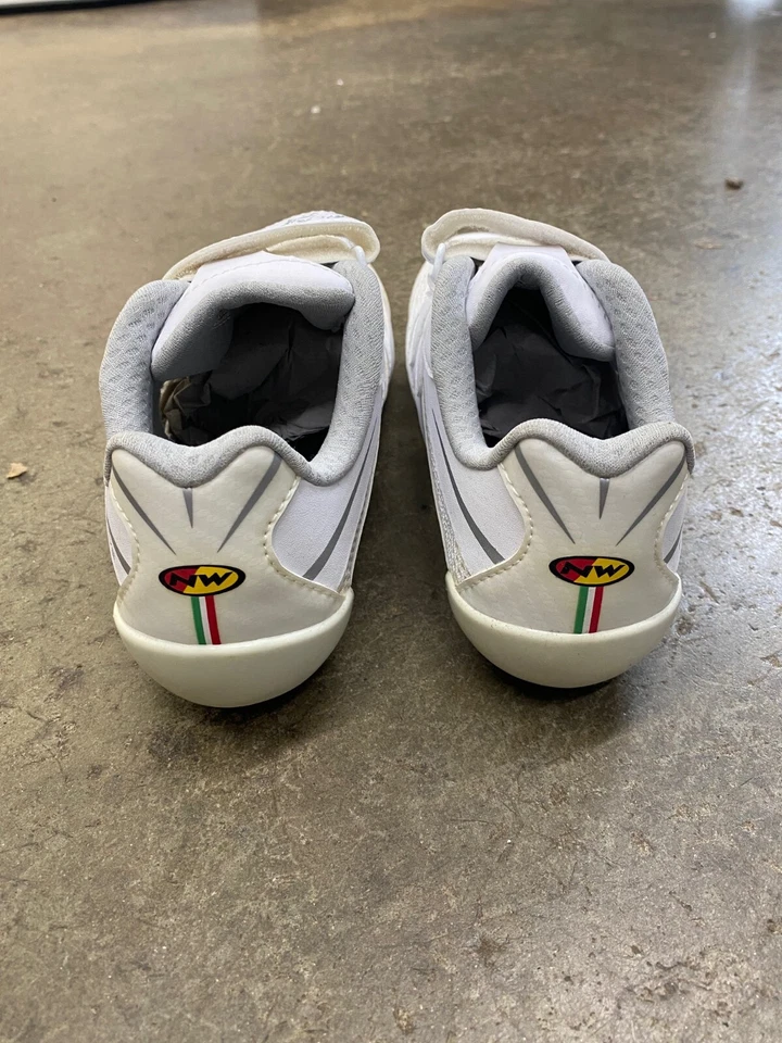 Zapatos de ciclismo Northwave Eclipse Pro para mujer EU 37 / US 5.5 blancos/plateados Foto 4 de 4