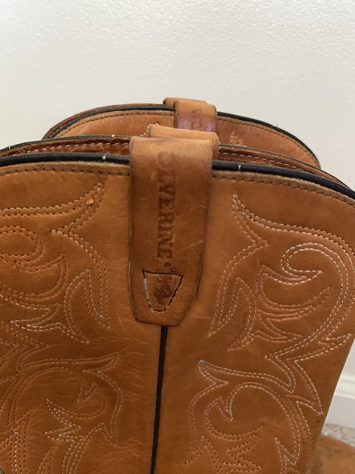 Botas de Vaquero Wolverine Para Hombres 1969 Talla 10 Cuero Trigo Suelas Og Excelente Estado Foto 3 de 4