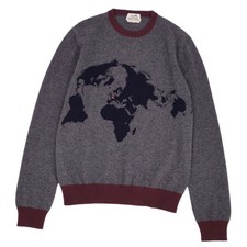 Hermes knitted sweater long sleeve pullover 100 cashmere top men's Used MOLO-0