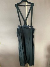 USED YS' DARK GREEN SUSPENDER LONG SKIRT UNUSED