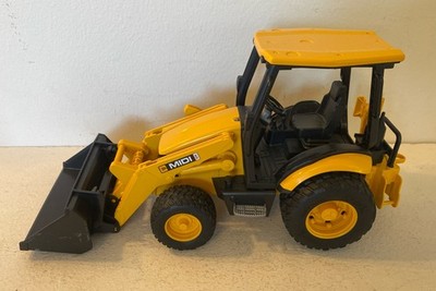 BRUDER Toy Tractor JCB Midi CX Backhoe Loader in VGC Broken
